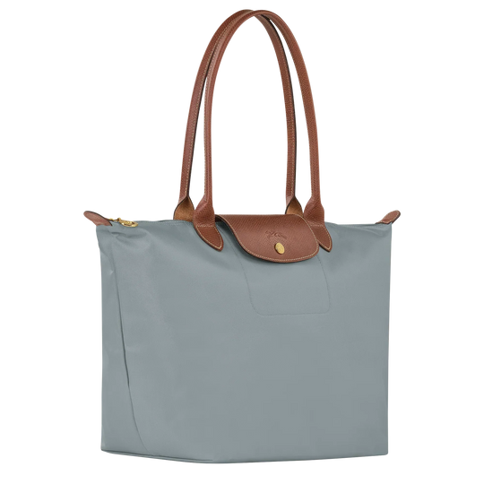 Longchamp - Large Le Pliage Tote, Steel