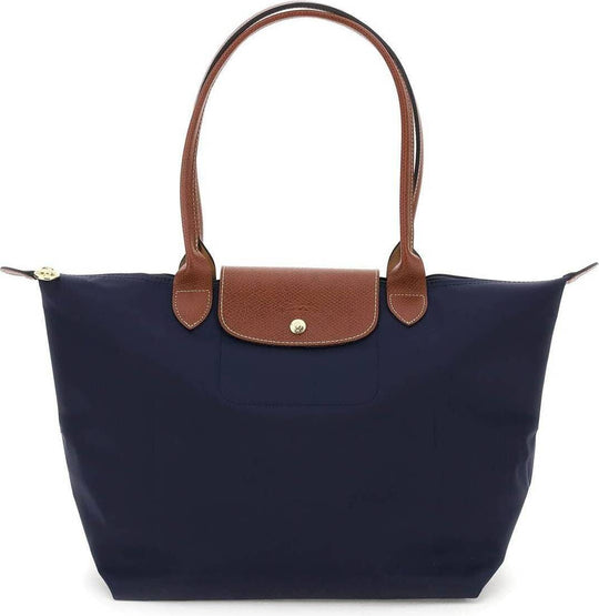 Longchamp - Large Le Pliage Tote, Navy Blue